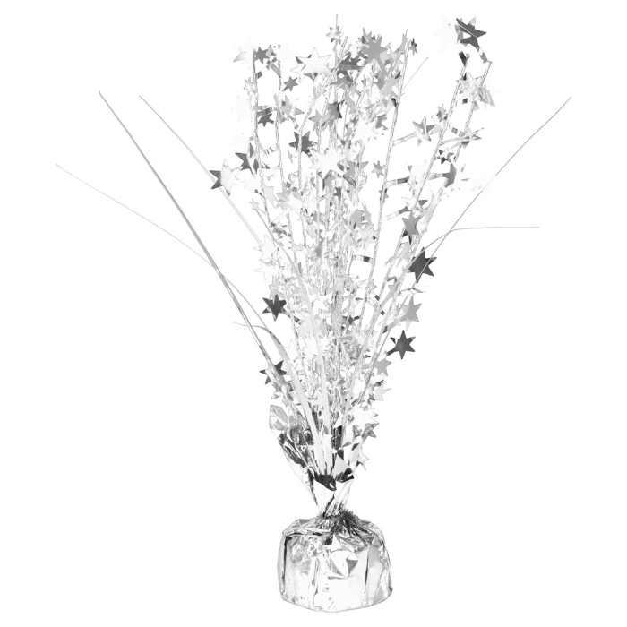 Ballongewicht Sterne Silber 32 cm - 200 g