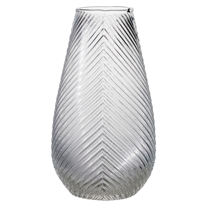 Stilvolle transparente Glasvase 140x260 mm 