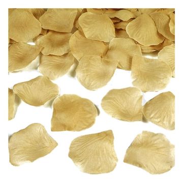 Goldene Rosenblätter 144x - 5x5 cm