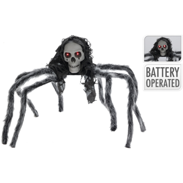 Gruselige Spinne mit beweglichen Beinen 80x12 cm