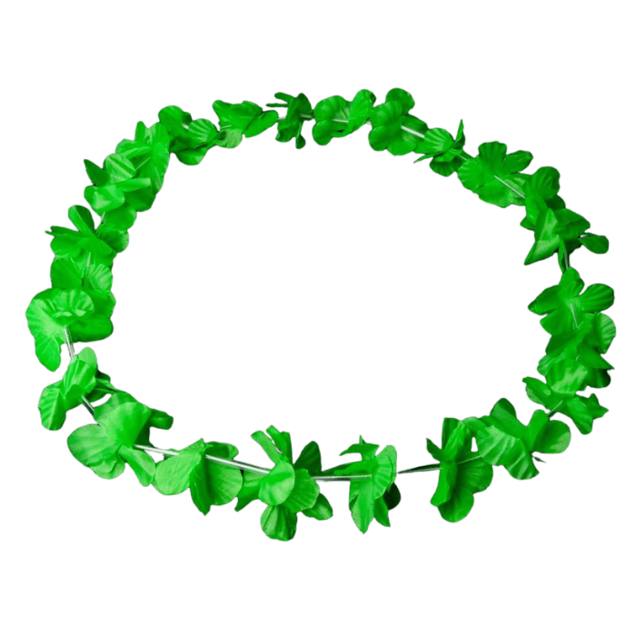 Hawaii-Kranz Neon-Halskette Grün UV