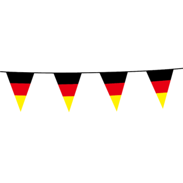 Deutschland Flaggen-Girlande - 10 Meter