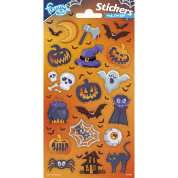 Gemütliche Aufkleber Halloween