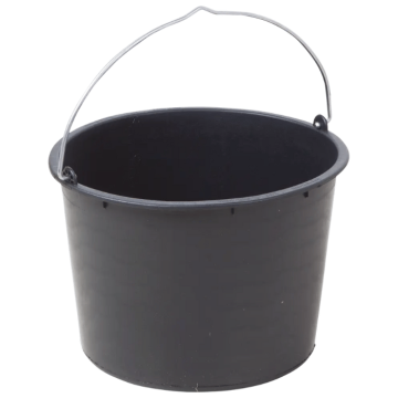 Sort plastspand 20 L - 26x33 cm