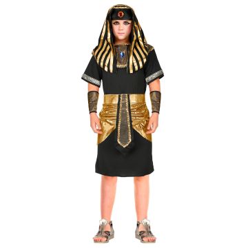 Schwarzes Pharao-Kostüm für Jungen