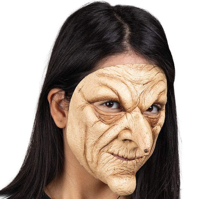 Gruselige Hexenmaske
