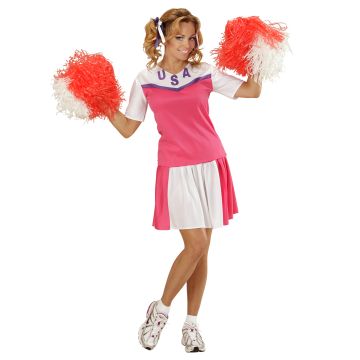 USA Cheerleader Kostüm für Damen