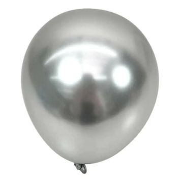 Ballons Silber 22 cm 10x