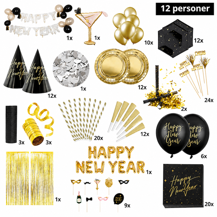 Silvesterpaket Deluxe 19 Teile