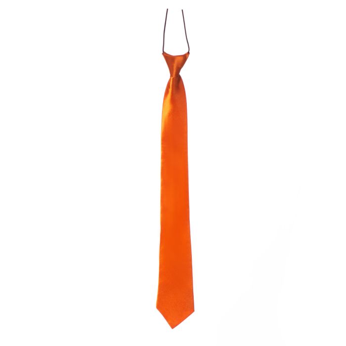 Neonkrawatte 50 cm orange
