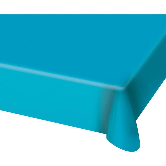 Hellblaue Plastikdecke - 130x180 cm