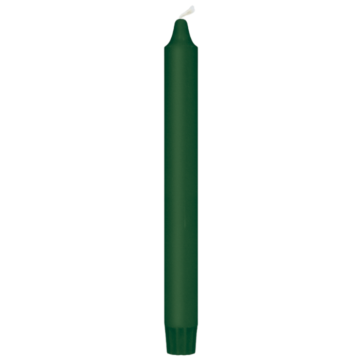 Flaschenkerzen grün 8x - 24 cm