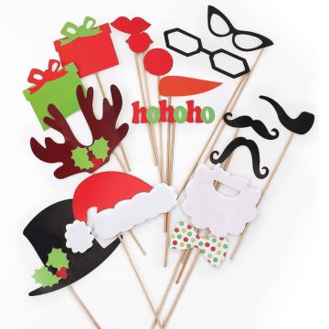 Photo Booth Requisiten Weihnachtsdesign 12x