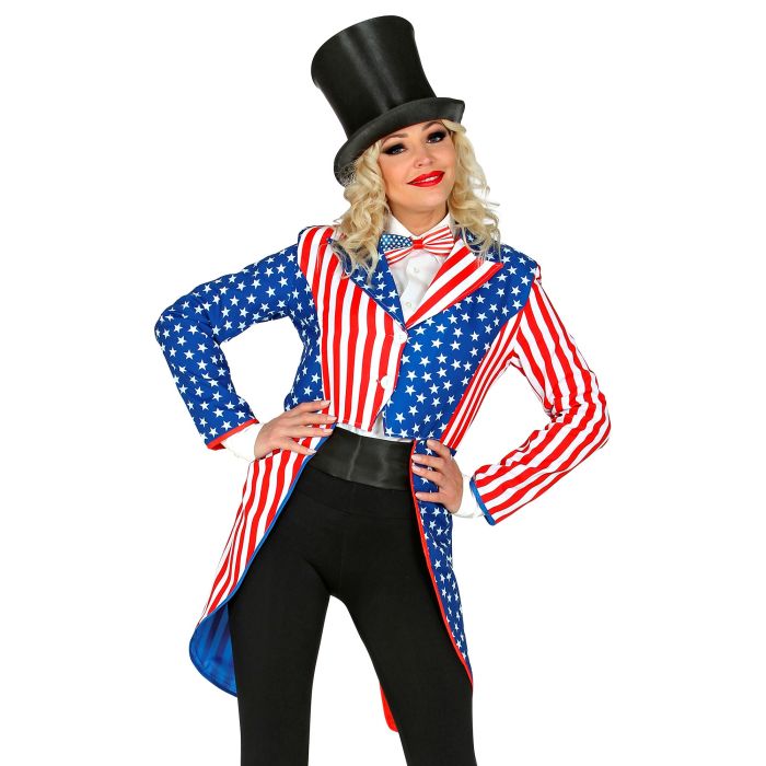 USA-Jacke für Damen mit Sternen und Streifen
