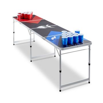 Beer Pong Tisch Turnier PartyVikings - Offizielle Maße