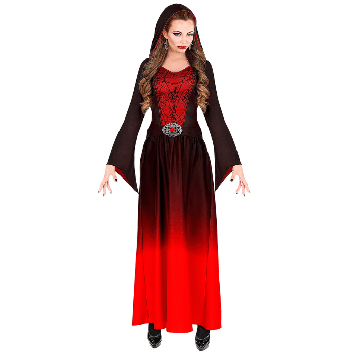 Rotes Gothic-Kostüm für Damen