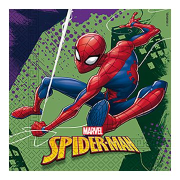 Spiderman Servietten 20x - 33x33 cm