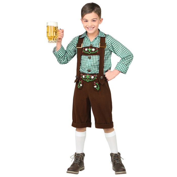 Bayerisches Lederhosen-Kostüm für Jungen