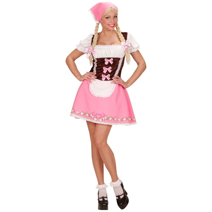 Bayerisches Kleid mit Kopftuch
