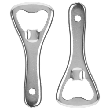 Metall Flaschenöffner Set aus 2 - 9 cm