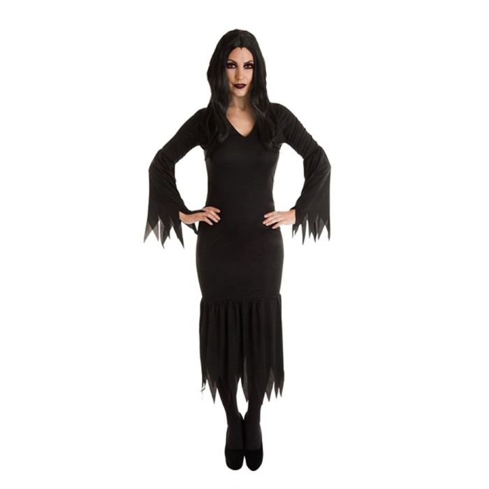 Weibliches Vampirkostüm schwarz