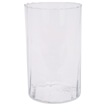 Stilvolle transparente Glasvase 18x28 cm