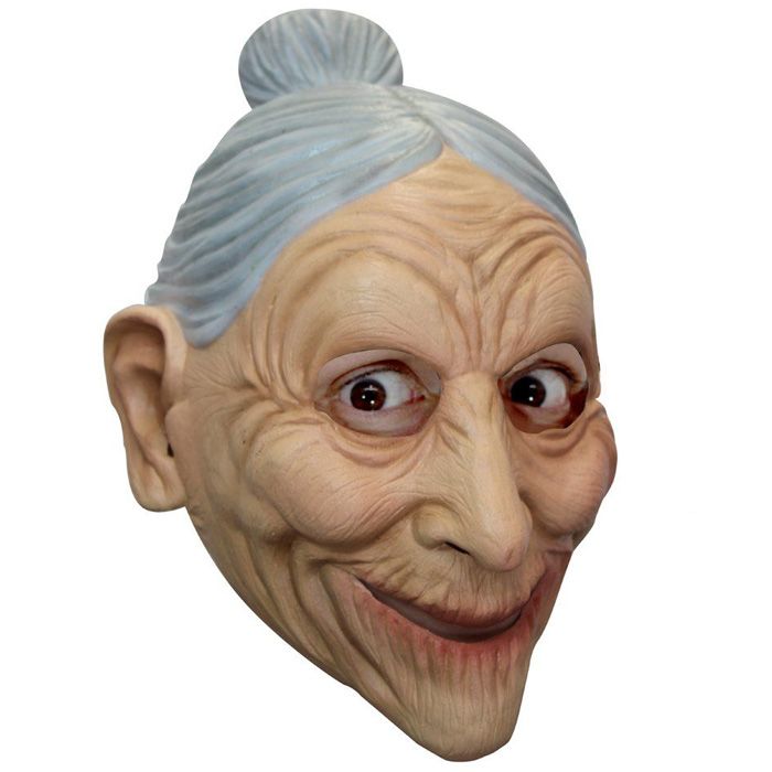 Lustige alte Damenmaske