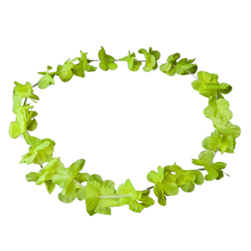 Hawaii krans neon halskæde gul uv