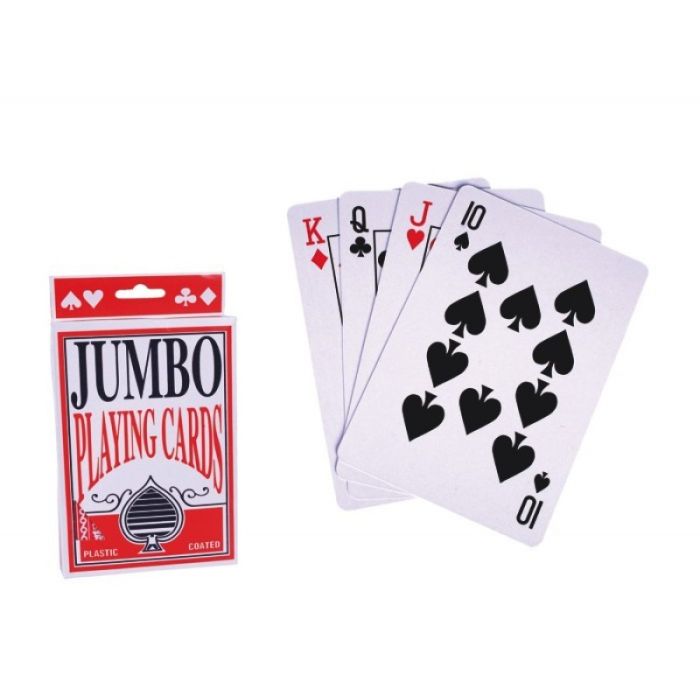 XL Kartenspiel - Jumbo-Spielkarten