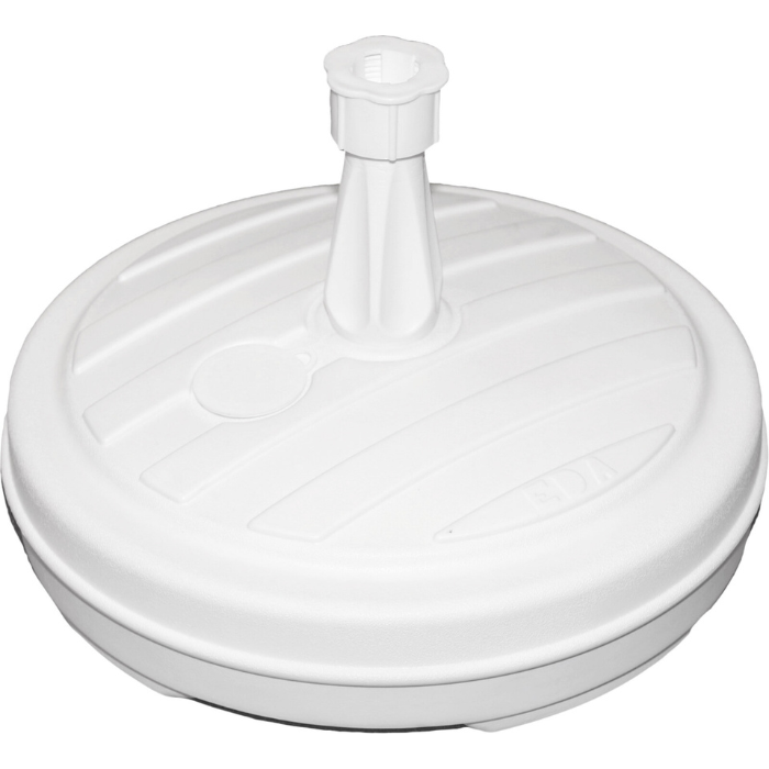Weißer Schirmständer für Stangen 18-32 mm - 13 L