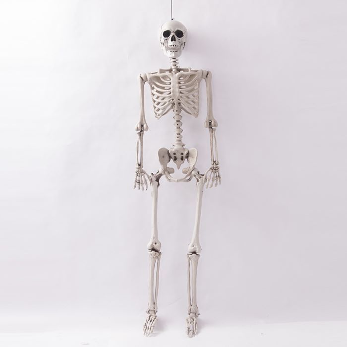 Hängende Menschenskelett-Dekoration - 90 cm