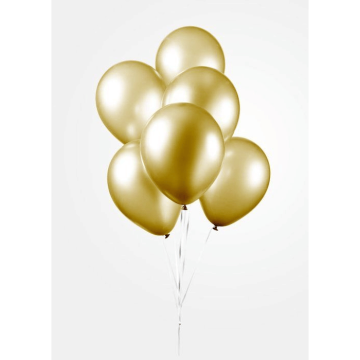 Metallisch goldene Ballons 100x - 33 cm