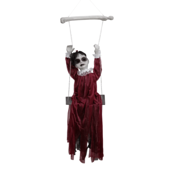 Hängende Halloween Braut mit Bewegung, Sound und Licht - 120 cm