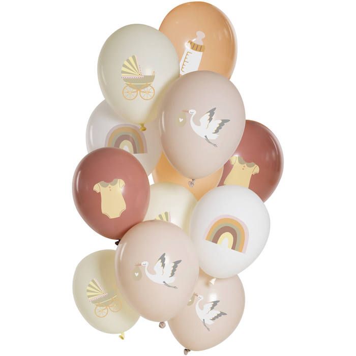 Baby Ballons nude 12x - 33 cm