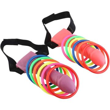 Penis Wurfspiel inkl. 2 Penisse und 12 Ringe