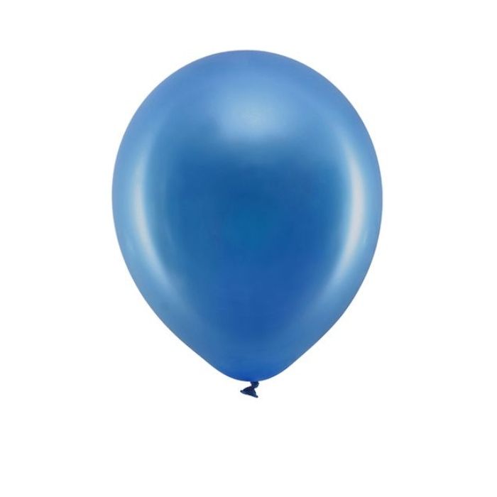 Ballons dunkelblau 22 cm 10x