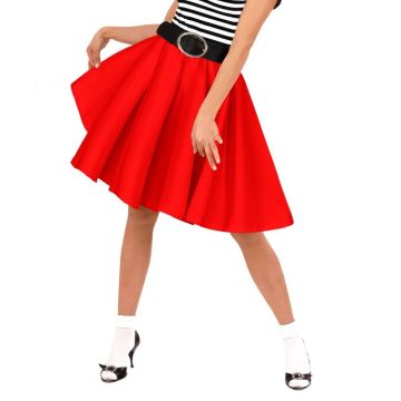 Roter Rock'n'Roll Rock - Einheitsgröße