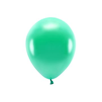 Metallic Grüner Ballon 10x - 30 cm 