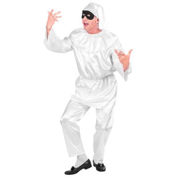 Pulcinella-Clownkostüm für Herren