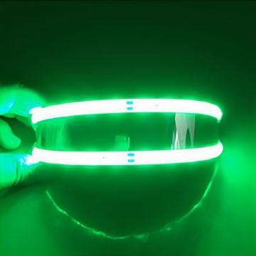 Lustige LED Brille grün Neon 