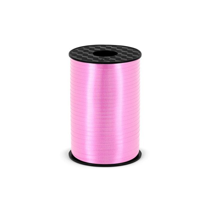 Rosa Kunststoffgeschenkband - 5 mm x 225 m
