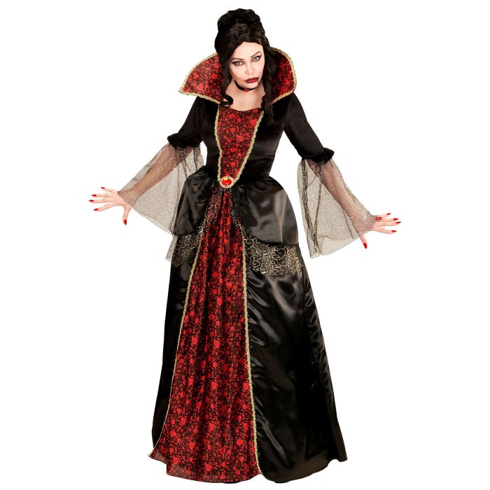 Vampirkleid mit Unterrock für Damen