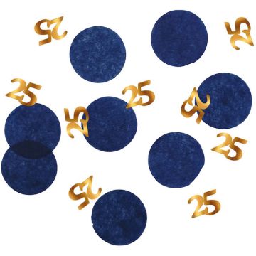 25 Jahre Konfetti blau - 25 g