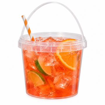 Kunststoffkanne für Drinks mit Griff 1,1 L