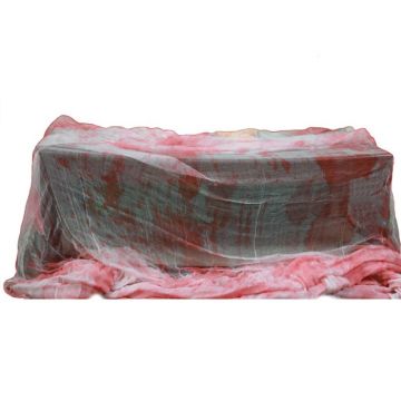 Weiße blutige Halloween-Stofftischdecke - 2,15x1,52 m