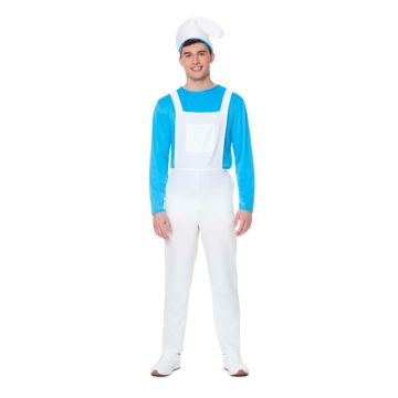 Mr blaue Gnomkostüm für Männer