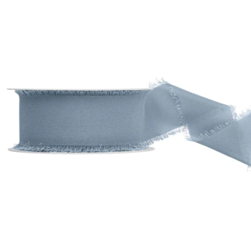 Misty blaues Chiffonband 40 mm x 10 m 