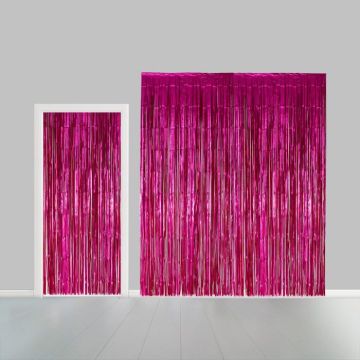 Pinkes Glitzervorhang - 100 x 240 cm