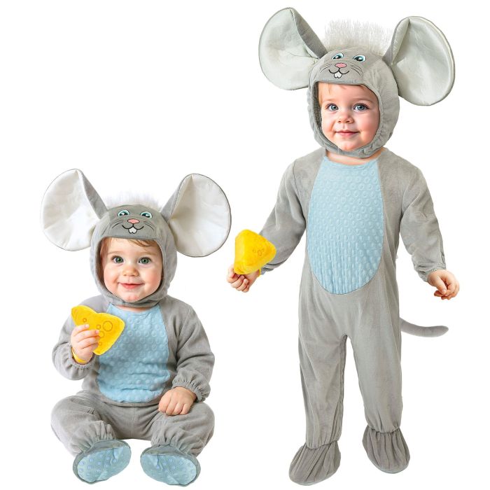Graues Baby-Musekostüm