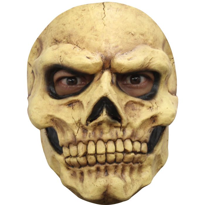 Gruselige Halloween Skelettmaske
